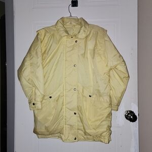 Women's Yellow Puffer Jacket